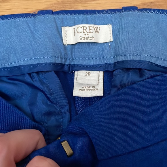 J Crew Blue Dress Pants (Stretchy) - Picture 2 of 3